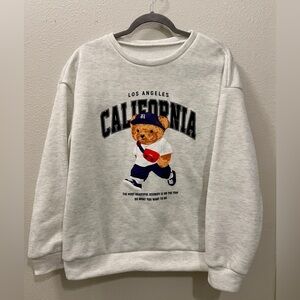 Los Angeles Bear Graphic Crewneck Sweater